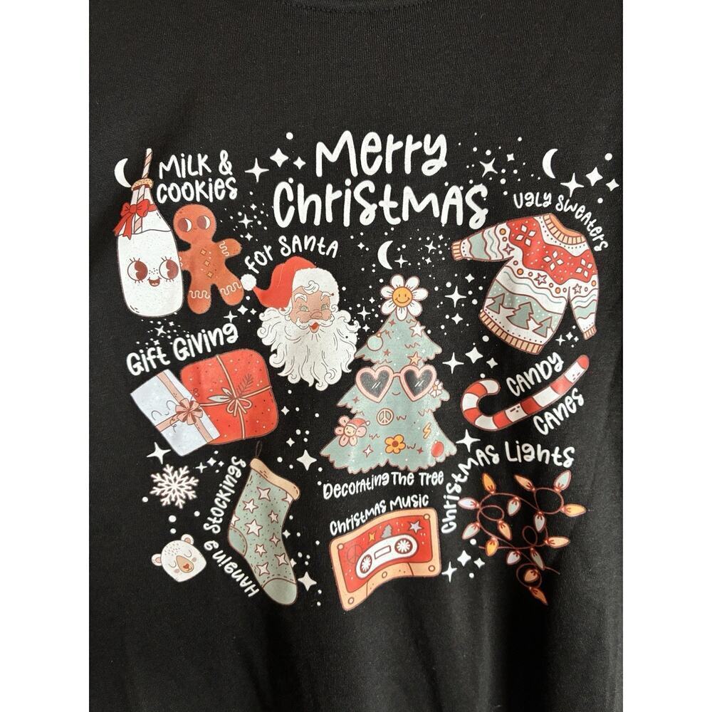 New XXLarge Christmas Graphic Crew Neck Sweater White Elephant Light weight